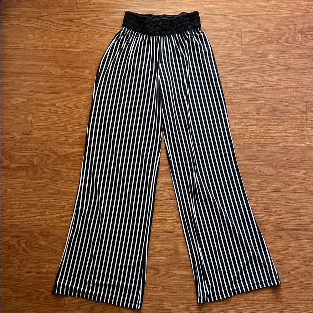 Robert Louis Black and White Pants
